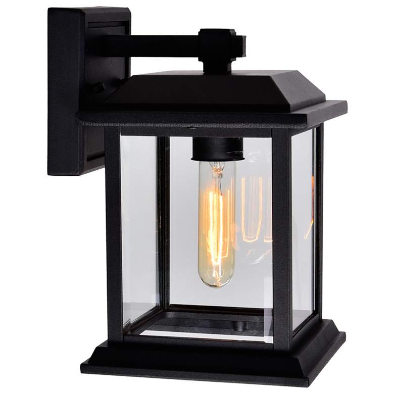 Image 1 Blackbridge 1 Light Outdoor Black Wall Lantern