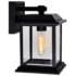 Blackbridge 1 Light Outdoor Black Wall Lantern
