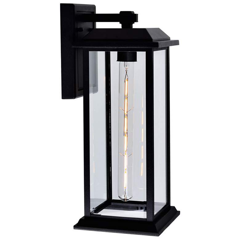 Image 1 Blackbridge 1 Light Outdoor Black Wall Lantern