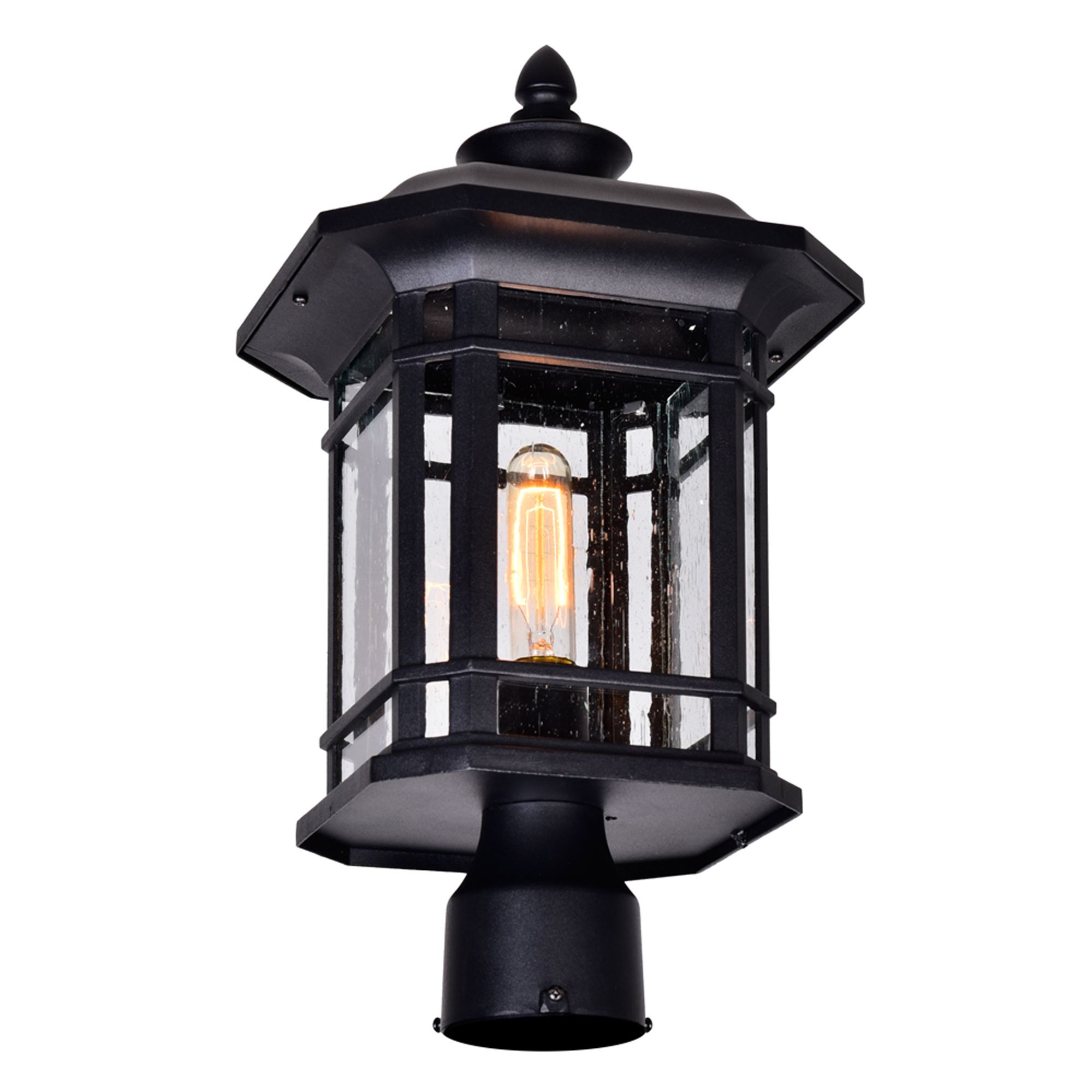 Image 3 Blackburn 1 Light Black Outdoor Lantern Head more views