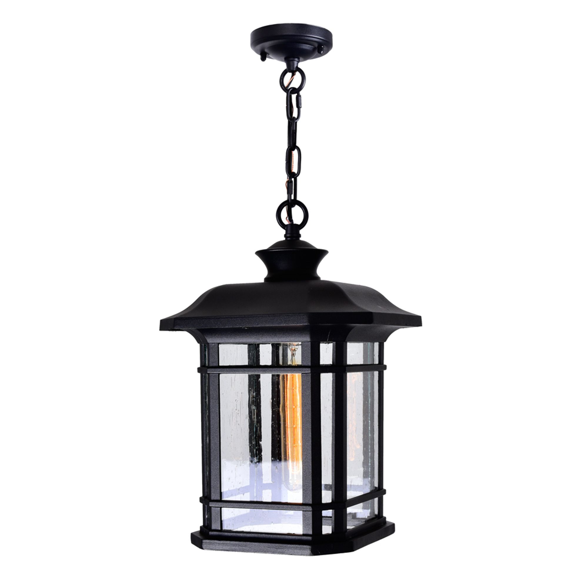 Image 4 Blackburn 1 Light Black Outdoor Pendant more views