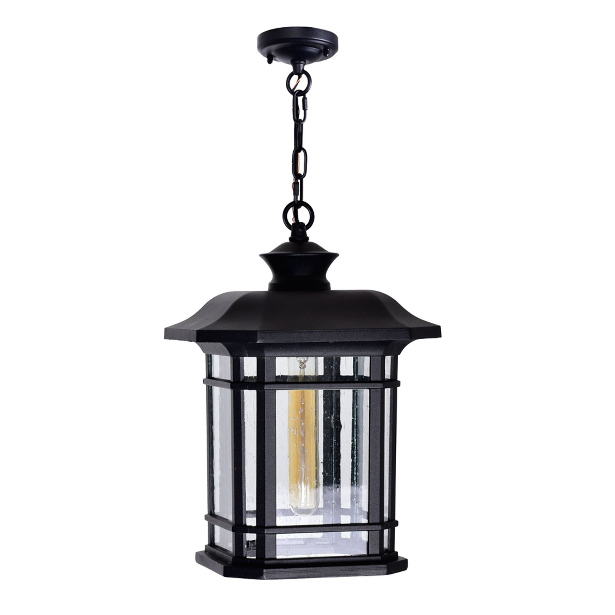 Image 6 Blackburn 1 Light Black Outdoor Pendant more views
