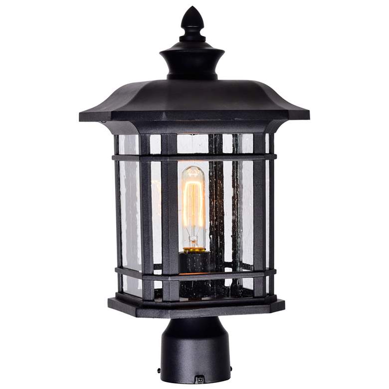 Image 1 Blackburn 1 Light Outdoor Black Lantern Head