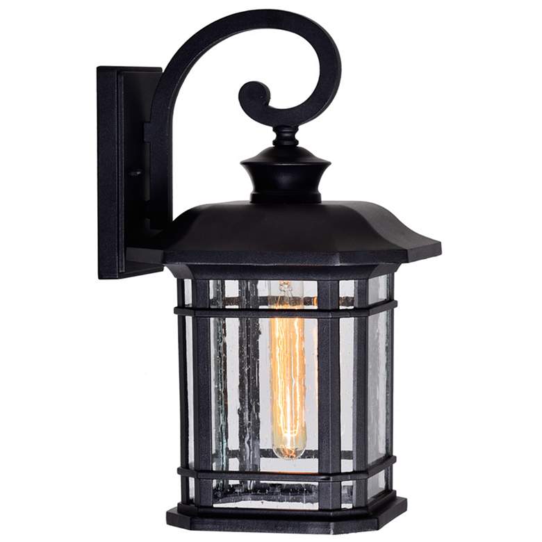 Image 1 Blackburn 1 Light Outdoor Black Wall Lantern