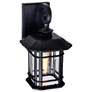 4_Blackburn 13" High Black Outdoor Lantern Wall Light more views