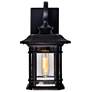 5_Blackburn 13" High Black Outdoor Lantern Wall Light more views