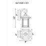 7_Blackburn 13" High Black Outdoor Lantern Wall Light more views