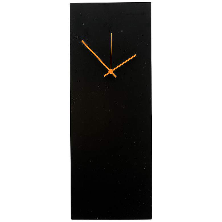 Image 1 Blackout Orange Large 22 inch High Modern Wall Clock