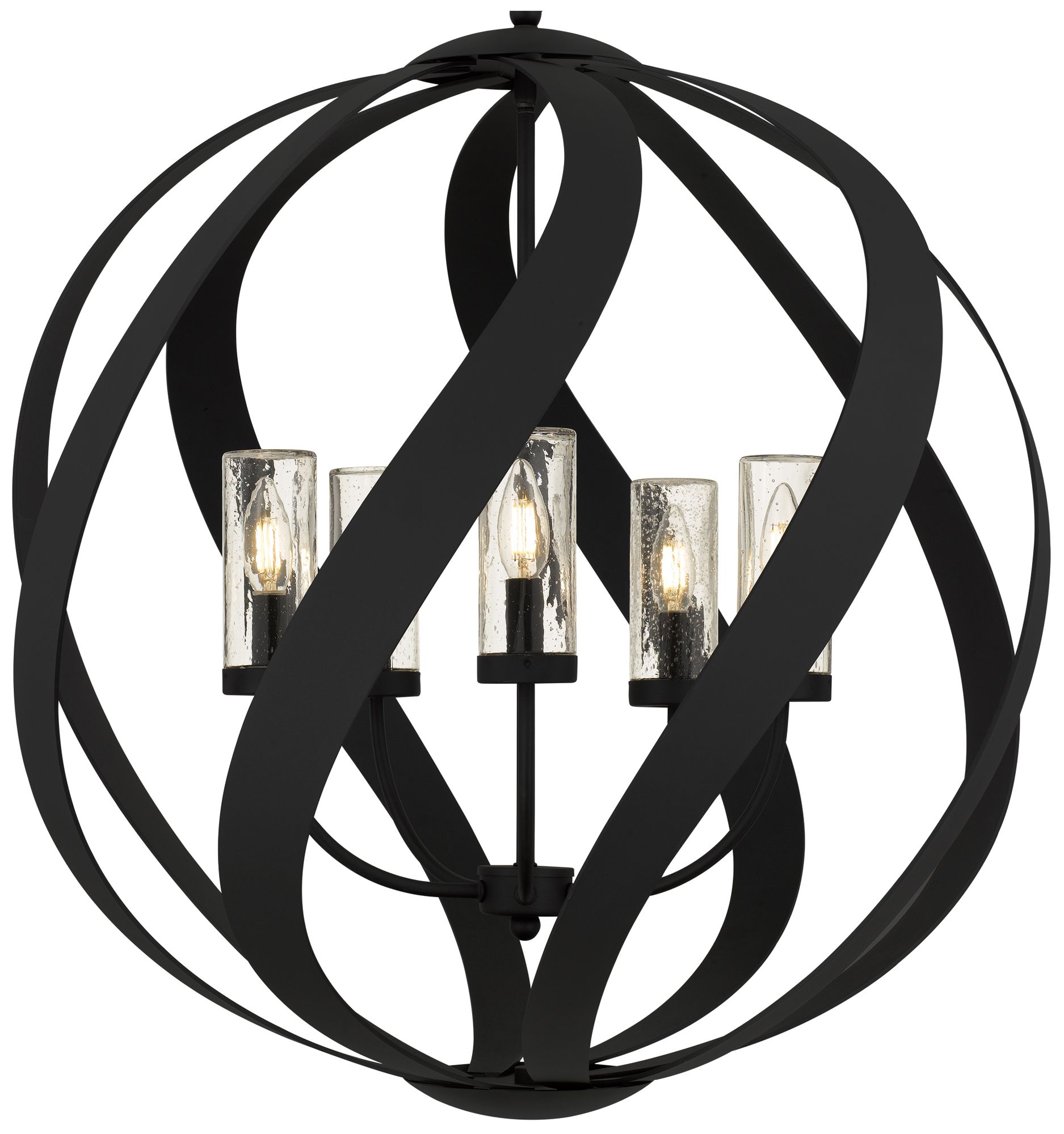 Image 6 Blacksmith 5-Light Earth Black Pendant Light more views