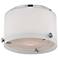 Blackwell 6" Wide Polished Nickel LED Ceiling Light