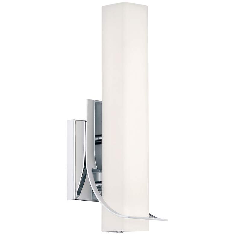Image 1 Blade 4.75-in H Chrome LED Wall Sconce