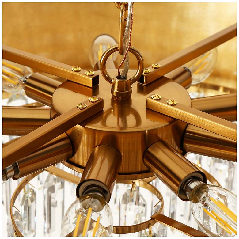 Image 5 Blagola 9-Light Black Gold Crystal Chandelier more views