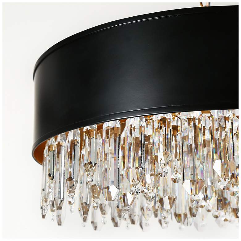 Image 7 Blagola 9-Light Black Gold Crystal Chandelier more views