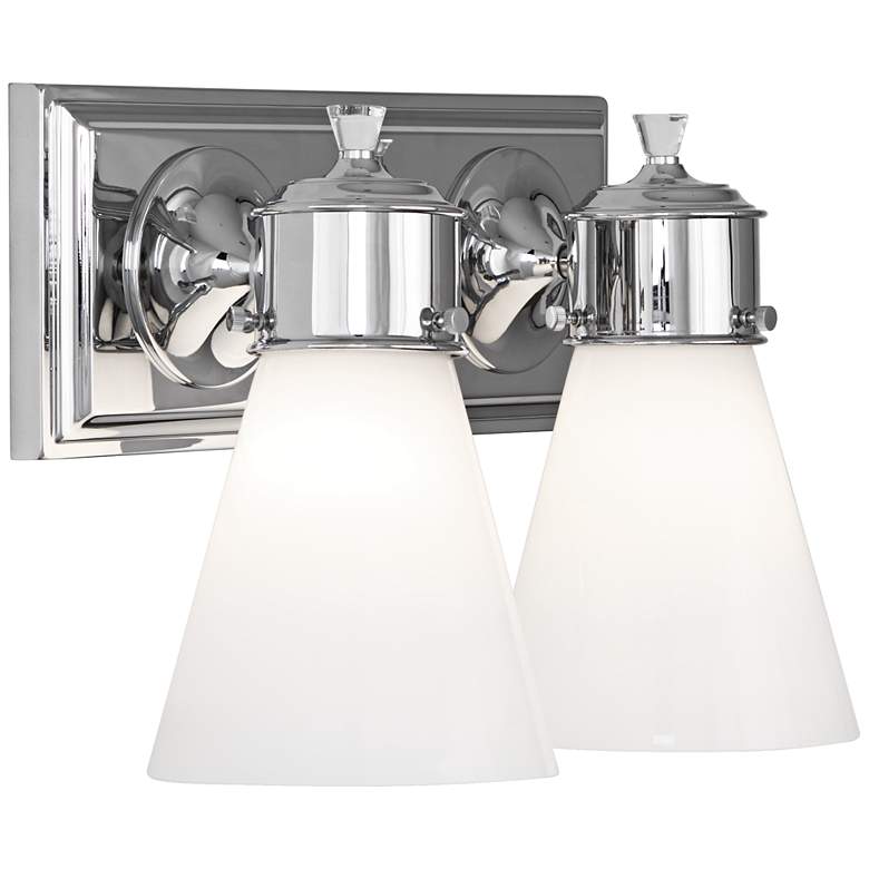 Image 1 Blaikley 13 1/4 inch Wide Polished Chrome 2-Light Wall Sconce