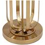 3_Blaine 14" Wide Gold Metal and Glass Accent Table more views