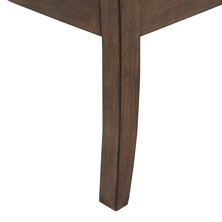 Image 5 Blaine Medium Coffee Wood and Cane Accent Chair more views