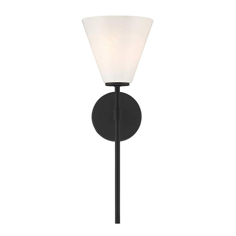 Image 3 Blair 1-Light Wall Sconce in Matte Black more views