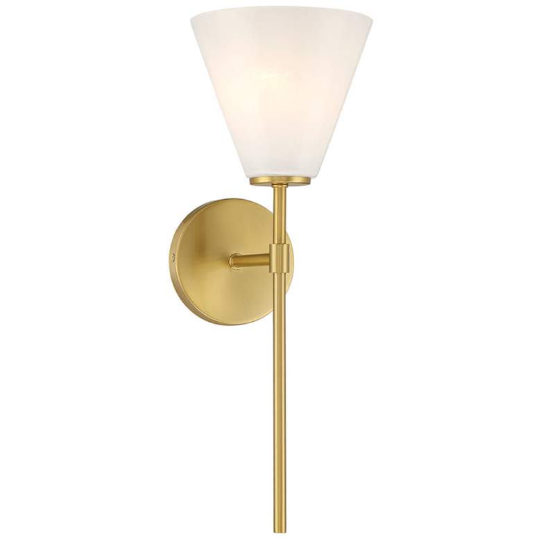 Image 1 Blair 1-Light Wall Sconce in Warm Brass