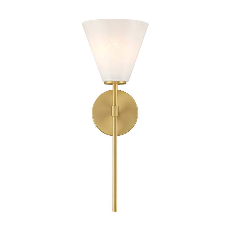 Image 3 Blair 1-Light Wall Sconce in Warm Brass more views