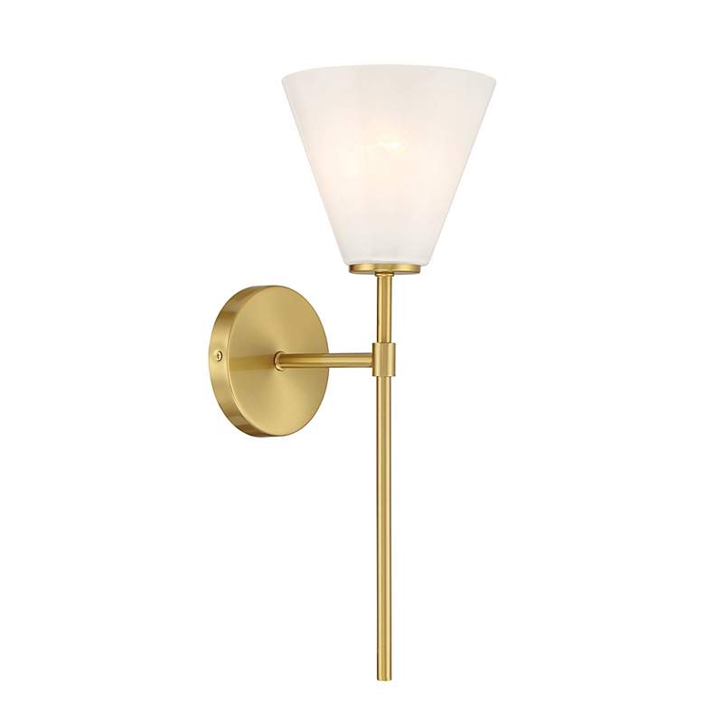 Image 4 Blair 1-Light Wall Sconce in Warm Brass more views