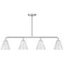 2_Blair 4-Light Linear Chandelier in Satin Nickel more views
