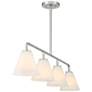 5_Blair 4-Light Linear Chandelier in Satin Nickel more views