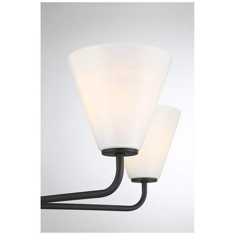 Image 6 Blair 5-Light Chandelier in Matte Black more views