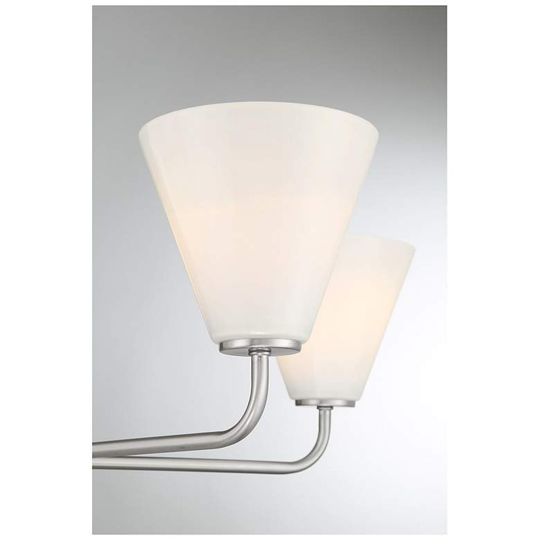 Image 6 Blair 5-Light Chandelier in Satin Nickel more views