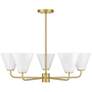 2_Blair 5-Light Chandelier in Warm Brass more views