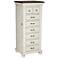 Blaire Antique Ivory 8-Drawer Jewelry Armoire