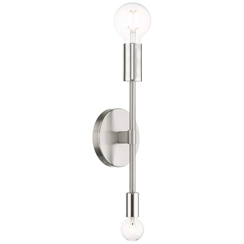 Image 2 Blairwood 14 inch High Brushed Nickel Wall Sconce