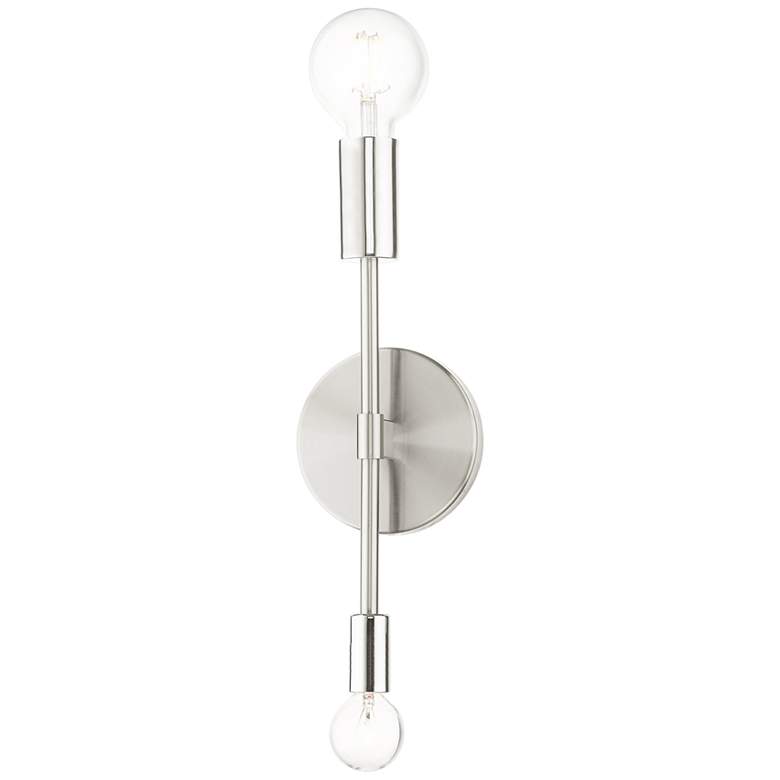 Image 7 Blairwood 14 inch High Brushed Nickel Wall Sconce more views