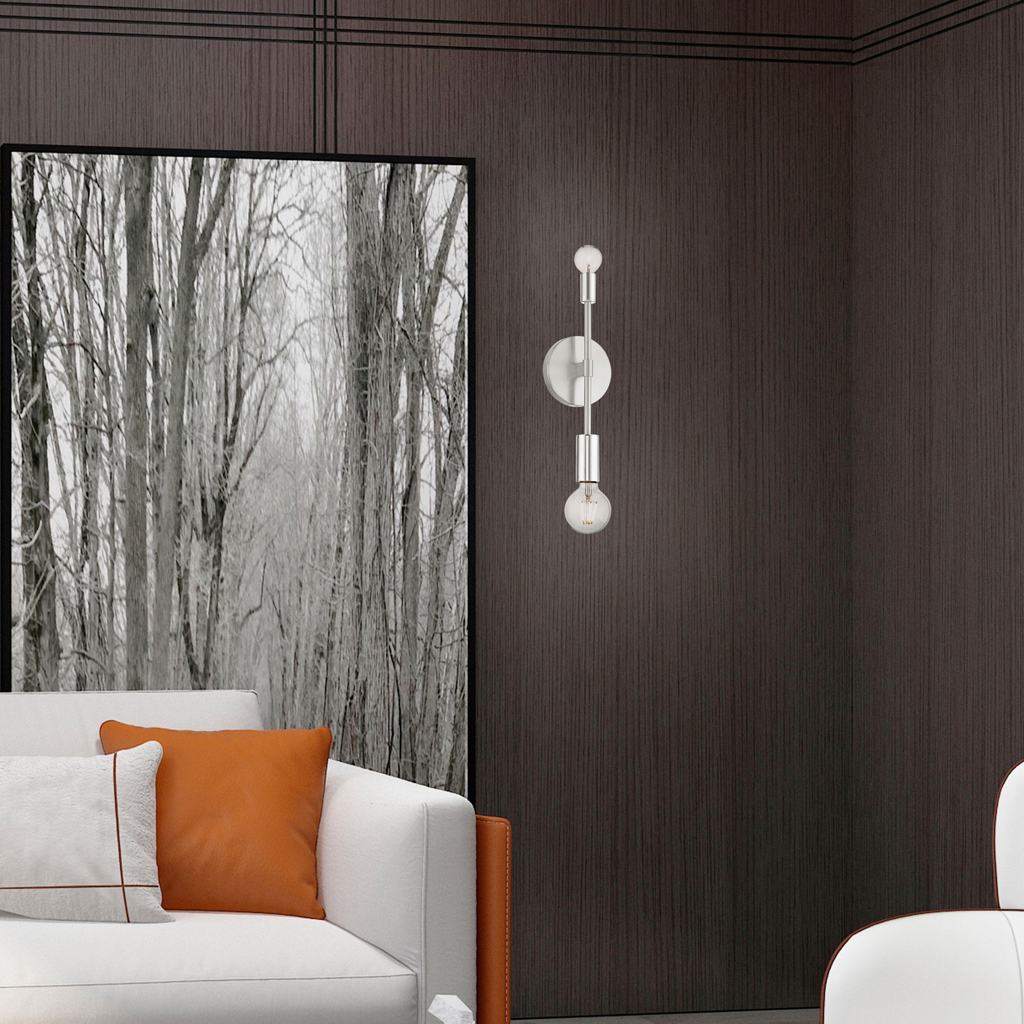 Blairwood 14" High Brushed Nickel Wall Sconce