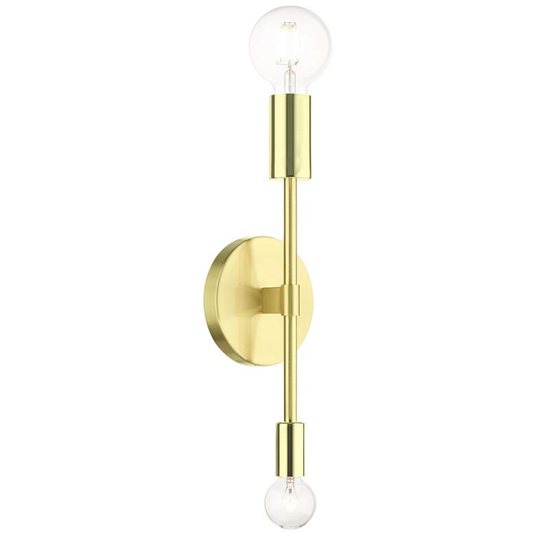 Image 1 Blairwood 14" High Satin Brass Wall Sconce