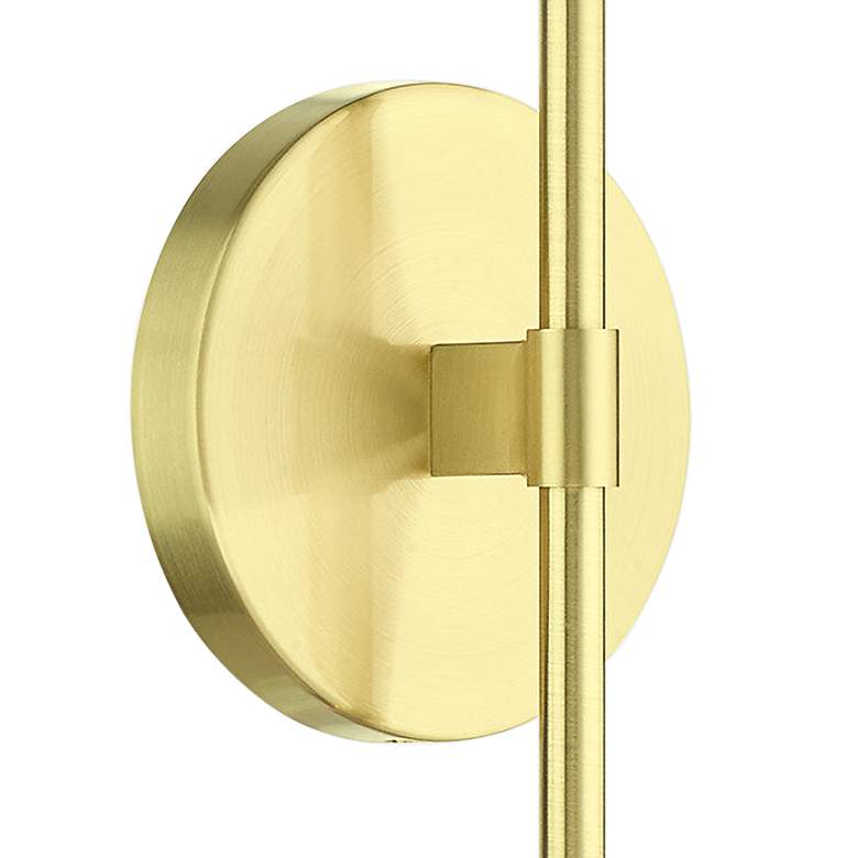 Image 3 Blairwood 14" High Satin Brass Wall Sconce more views