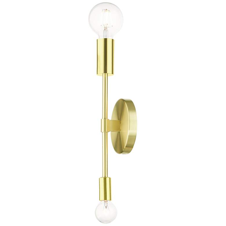 Image 5 Blairwood 14" High Satin Brass Wall Sconce more views
