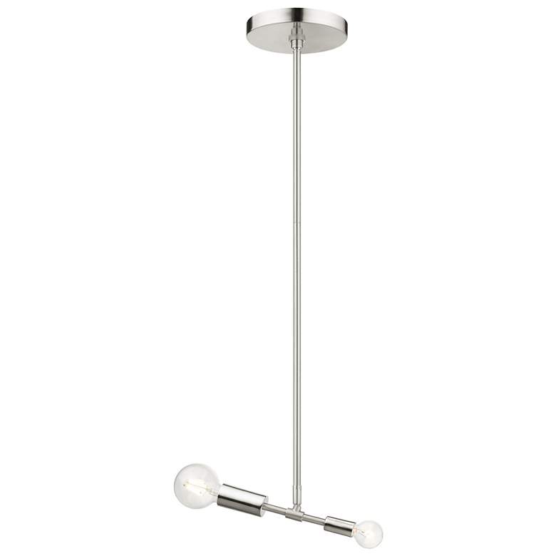 Image 1 Blairwood 2 Light Brushed Nickel Pendant