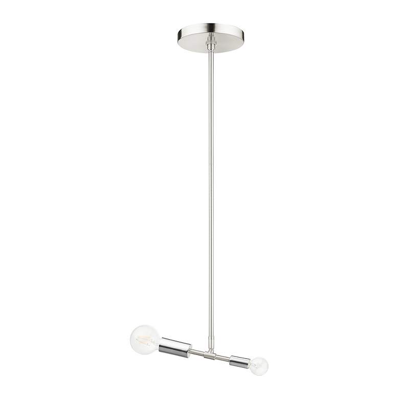 Image 3 Blairwood 2 Light Brushed Nickel Pendant more views