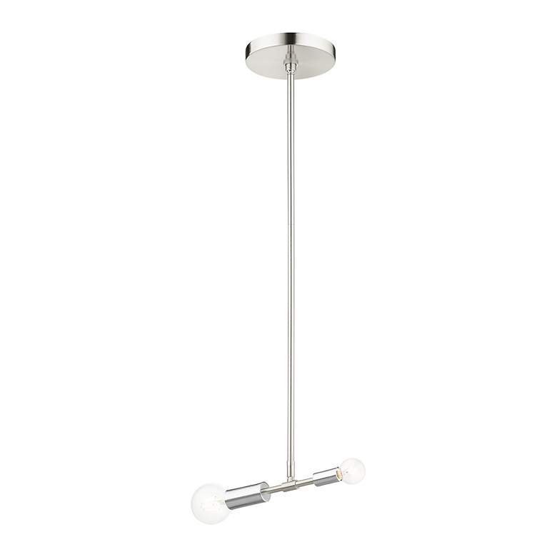 Image 4 Blairwood 2 Light Brushed Nickel Pendant more views
