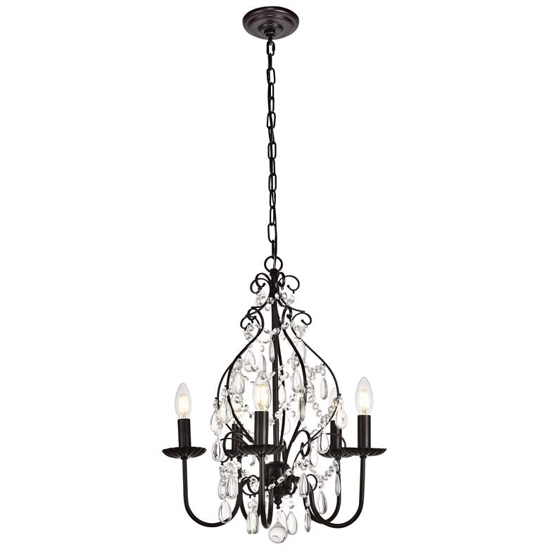 Image 1 Blaise Collection Pendant D17 H23 Lt:5 Oil Rubbed Bronze Finish