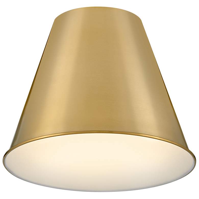 Image 5 Blake 14" Wide Lacquered Brass Pendant Light more views