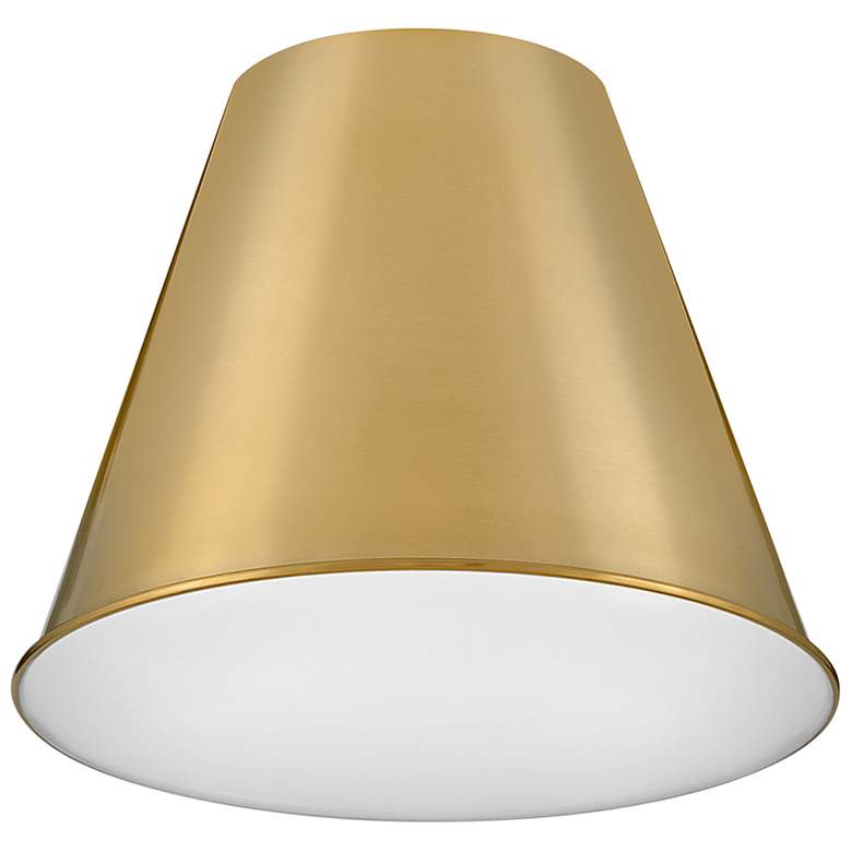 Image 6 Blake 14" Wide Lacquered Brass Pendant Light more views