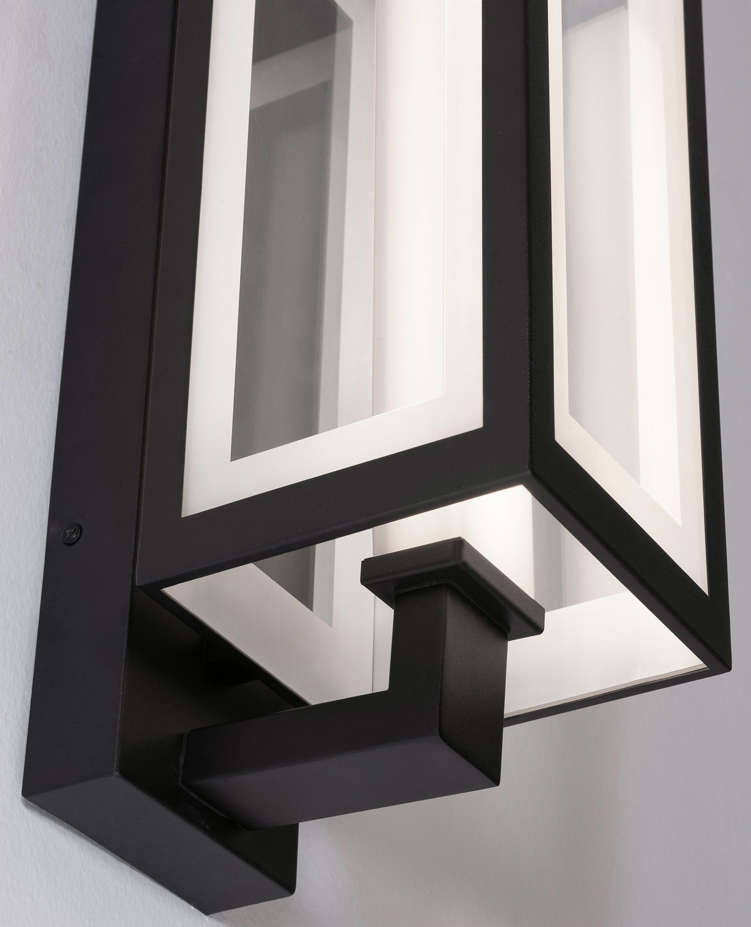 Image 6 Blake 18" High Black Outdoor LED Sconce more views
