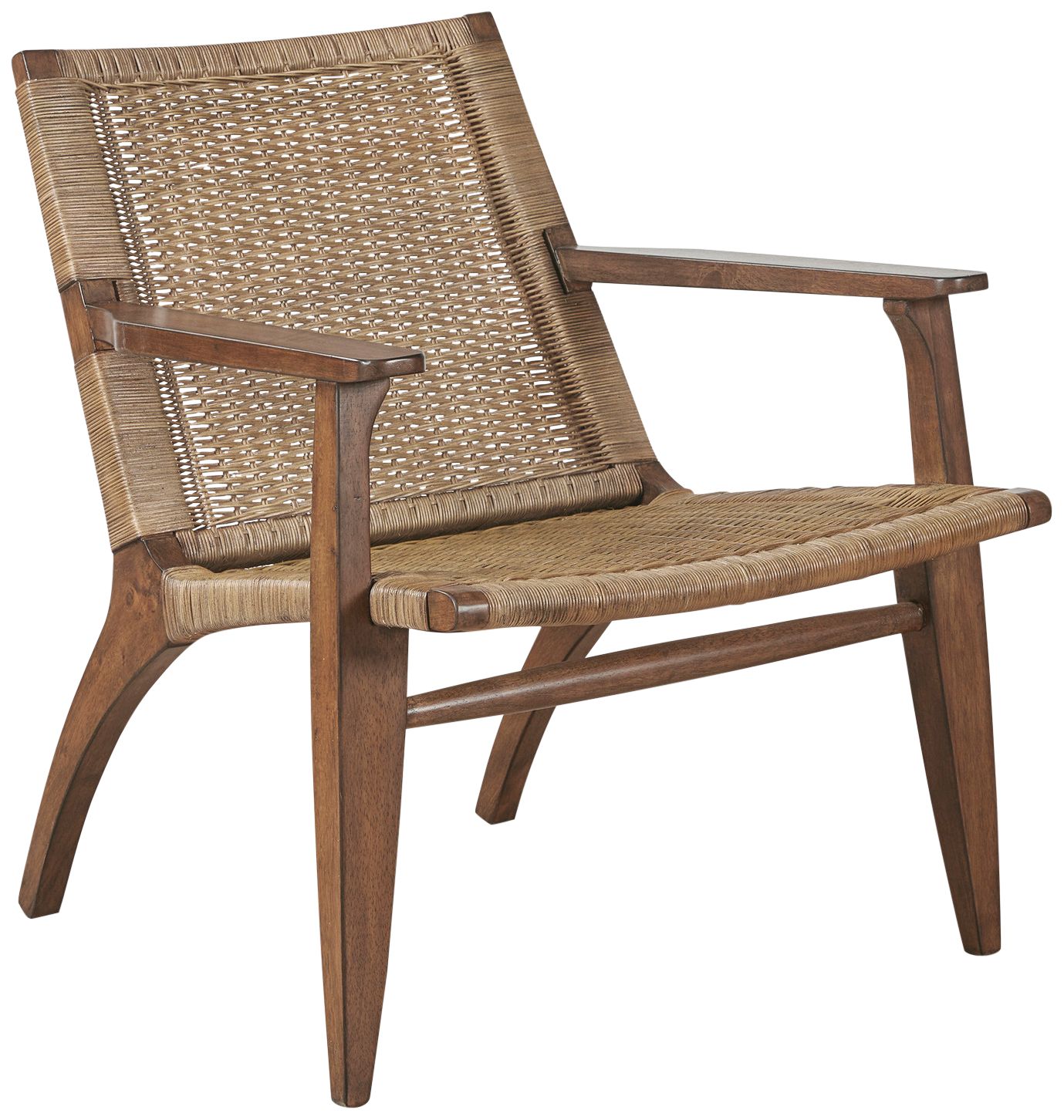 Oak best sale rattan chair