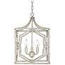 1_Blakely 14 1/4" Wide Antique Silver 3-Light Foyer Chandelier