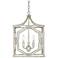Blakely 14 1/4" Wide Antique Silver 3-Light Foyer Chandelier