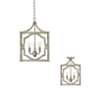 6_Blakely 14 1/4" Wide Antique Silver 3-Light Foyer Chandelier more views