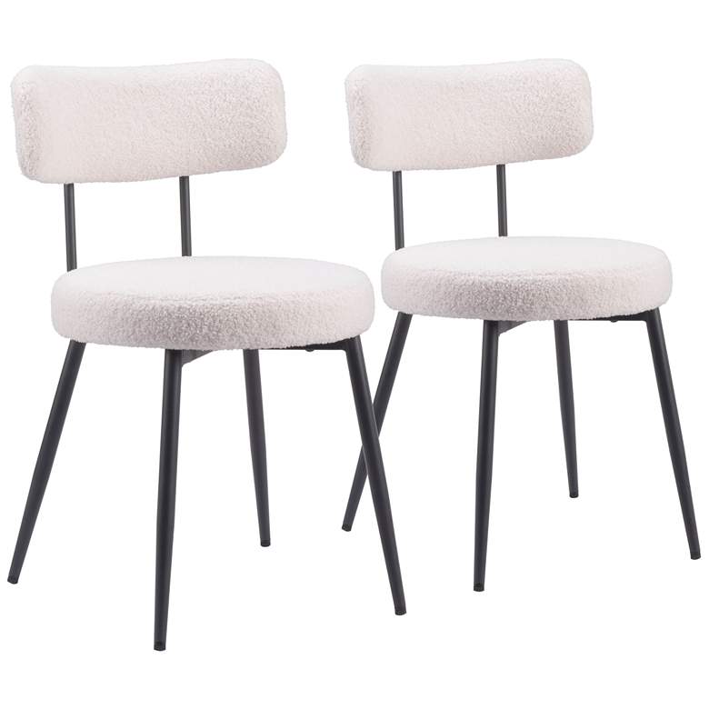 Image 1 Blanca Dining Chair (Set of 2) Ivory