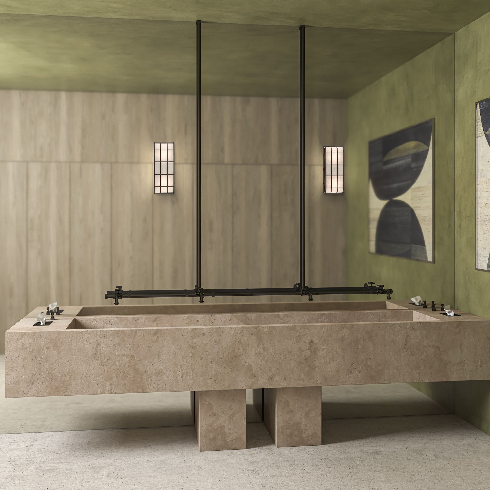 Blanchard 5 1/4" High English Bronze ADA Wall Sconce