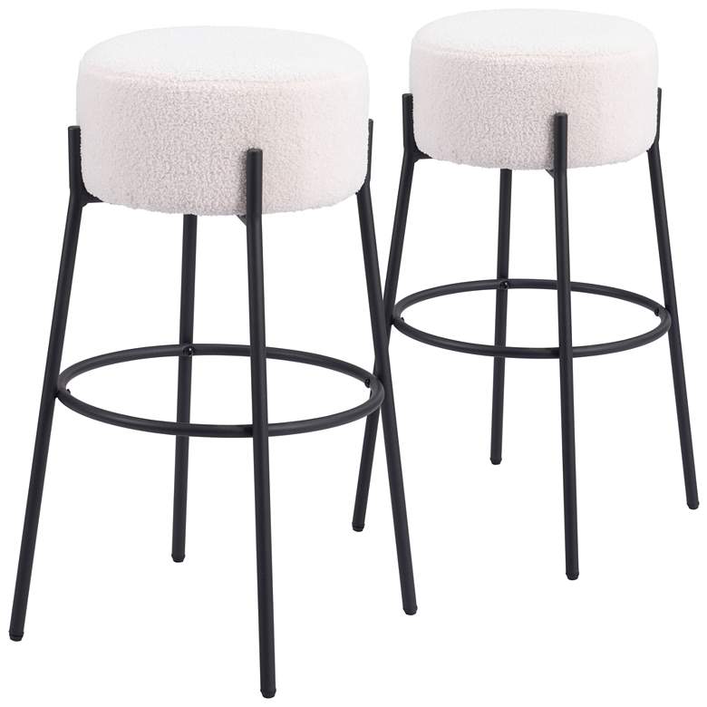 Image 1 Blanche Barstool Ivory